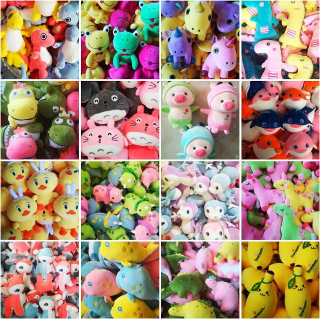 Factory Wholesale 3 4 6 8 12 Inch Custom logo Christmas Soft Stuffed Animal Gifts Plush Toy