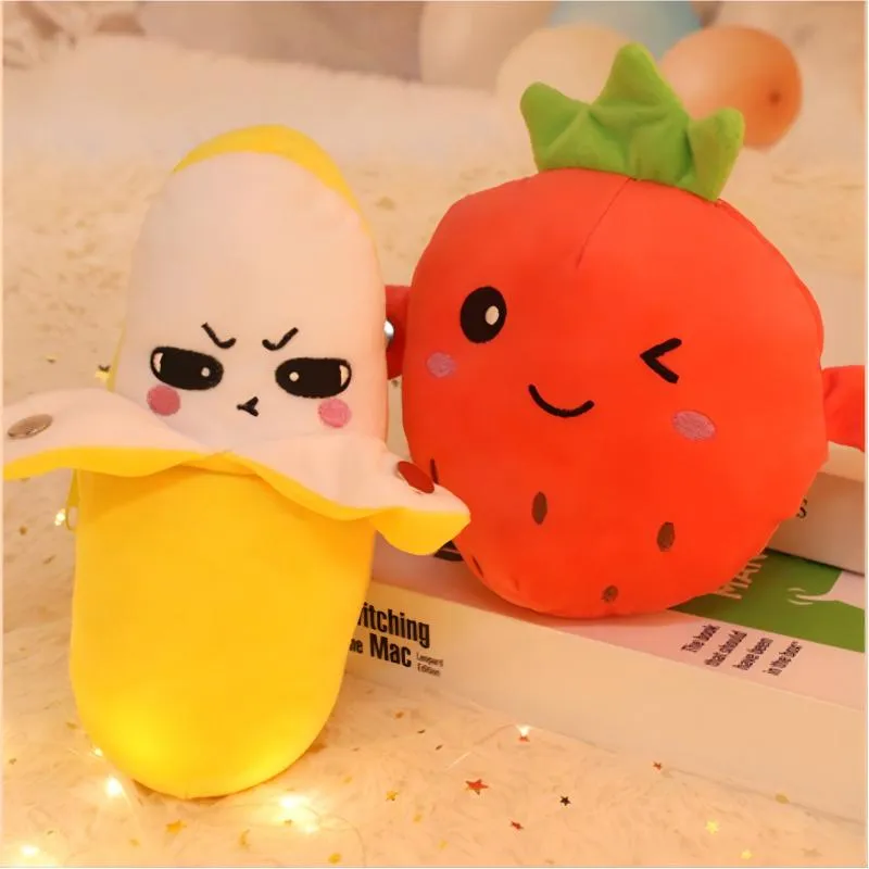 Wholesale Musical Induction Toy Beat Piano Fruit Electric Plush Toy for Girl