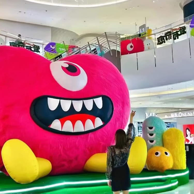 Event Giant Inflatable Plush Bear Toy Customized 2m 3m 4m 5m 6m 8m Inflatable Unicorn Animals Plush Toys Inflatable Cartoon Toy
