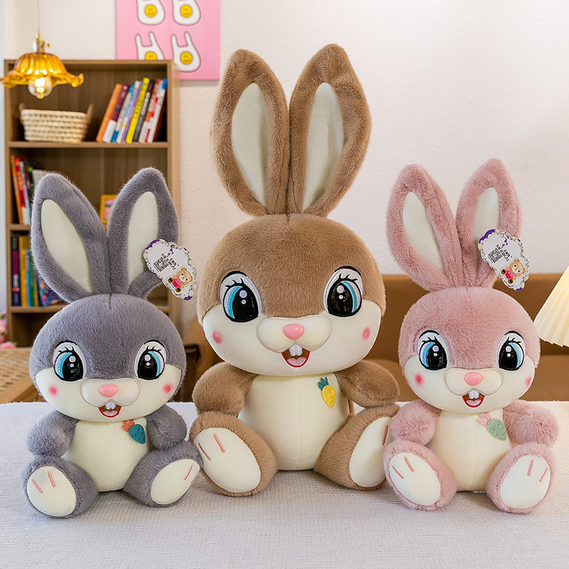 2026 Hot Selling Custom Plush Stuffed Cartoon Rabbit Toy for Kids