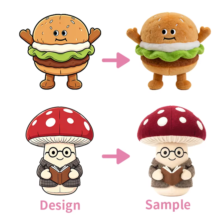 Custom Mascot Plush Toy Stuffed Animal Doll Personalized Soft Plushie for Corporate Gifts & Promotional Events
