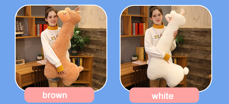Big Size Cute Shape Animal Alpaca Stuffed Hold Pillow Custom Sheep Plush Toy Giant Alpaca Plush Toy