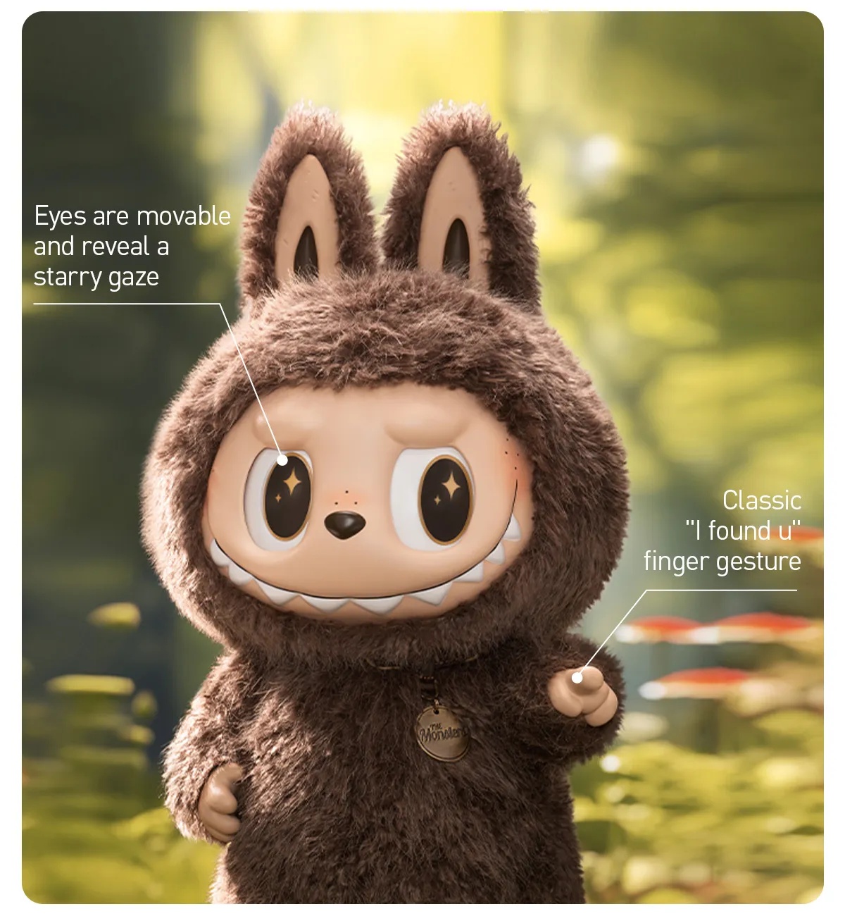 Popmart Monsters I Found You PVC Plush Blind Box Toys Cute Action Figures Collectible Decoration