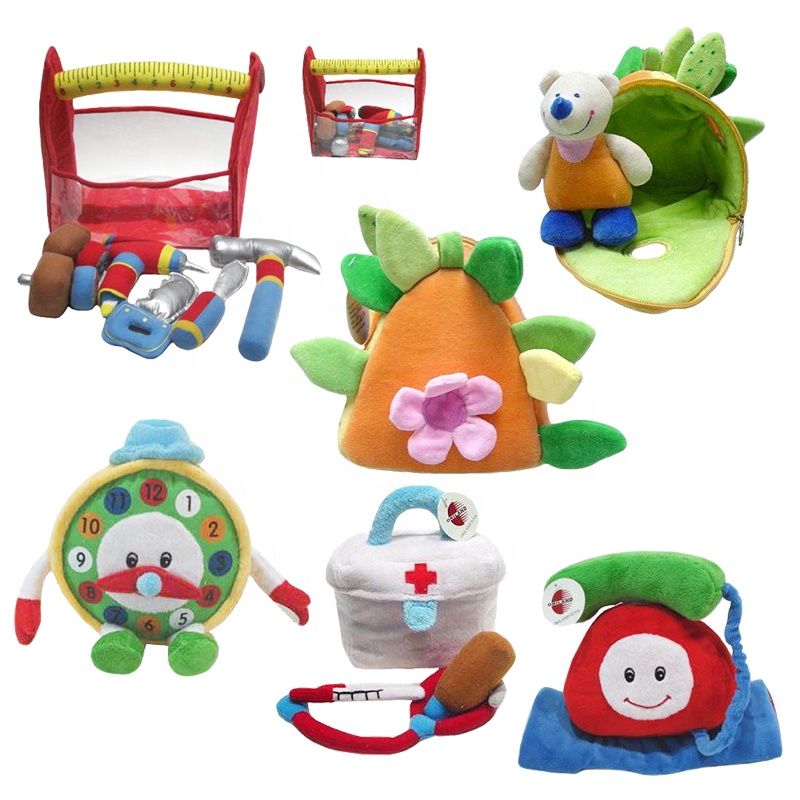 Kids Baby Developmental Learning Music Phone Soft Plush Stuffed Toys Detail View