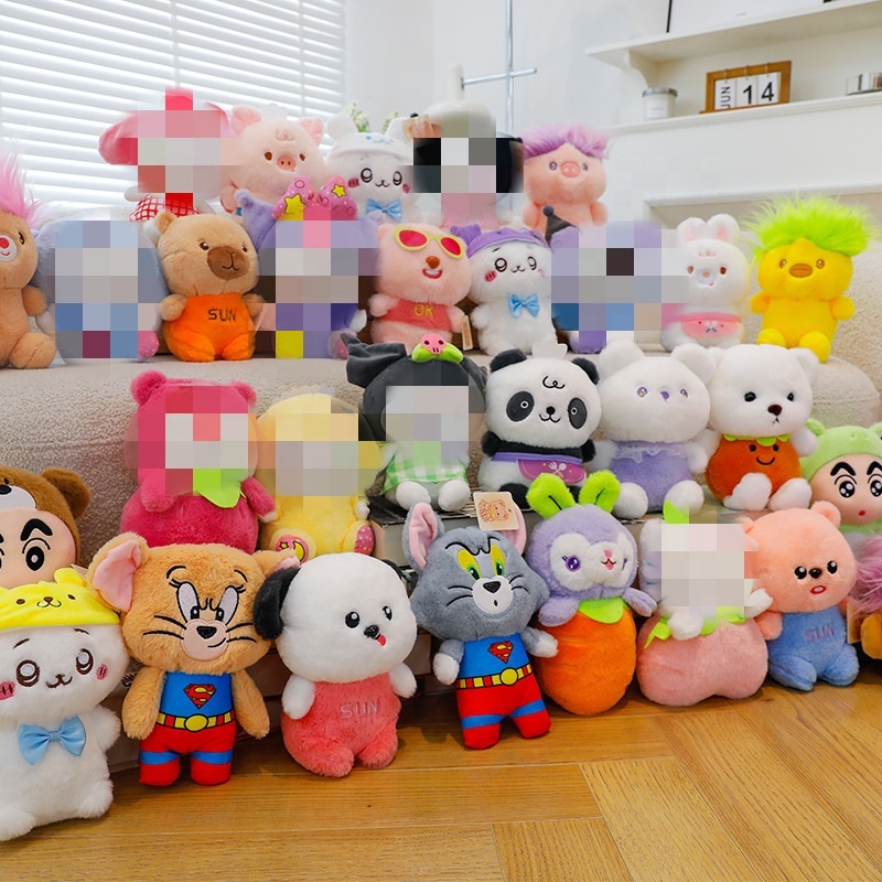 CPC Hot Selling Plush Toy Claw Machine Stuffed Animals 20cm 8 Inch Kawaii High Quality Claw Machine Toys