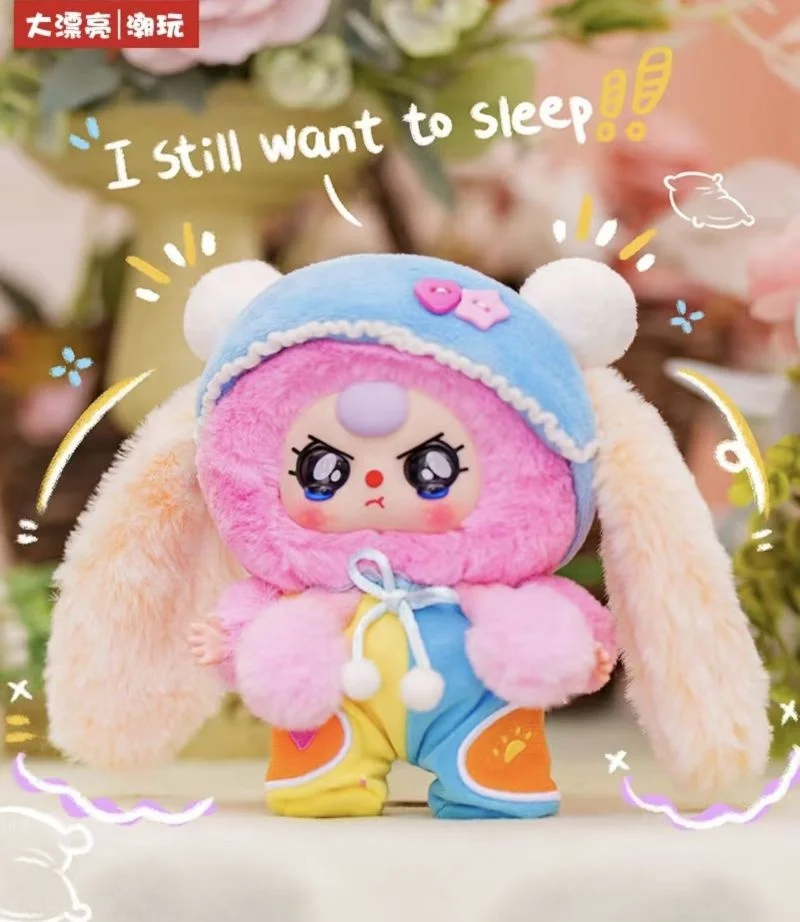 Blind Box Collectible Baby Three-Piece Resin Fabric Plush Toy Set Frozen Characters 1/12 Scale Unisex Children'S Room Decoration