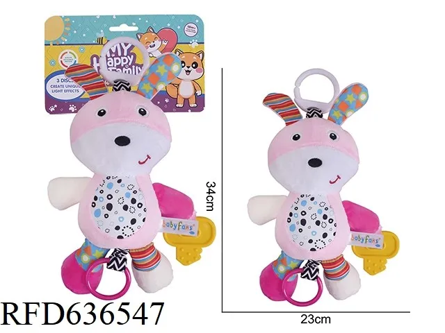 Hanging Rattle Plush Animal Musical Toys Newborn Baby Doll Toys