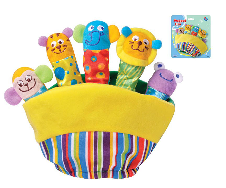 Custom Cute Popular Pull Jingle Baby Music Box Bed Bell Toy Plush Baby Musical Rattle Toy