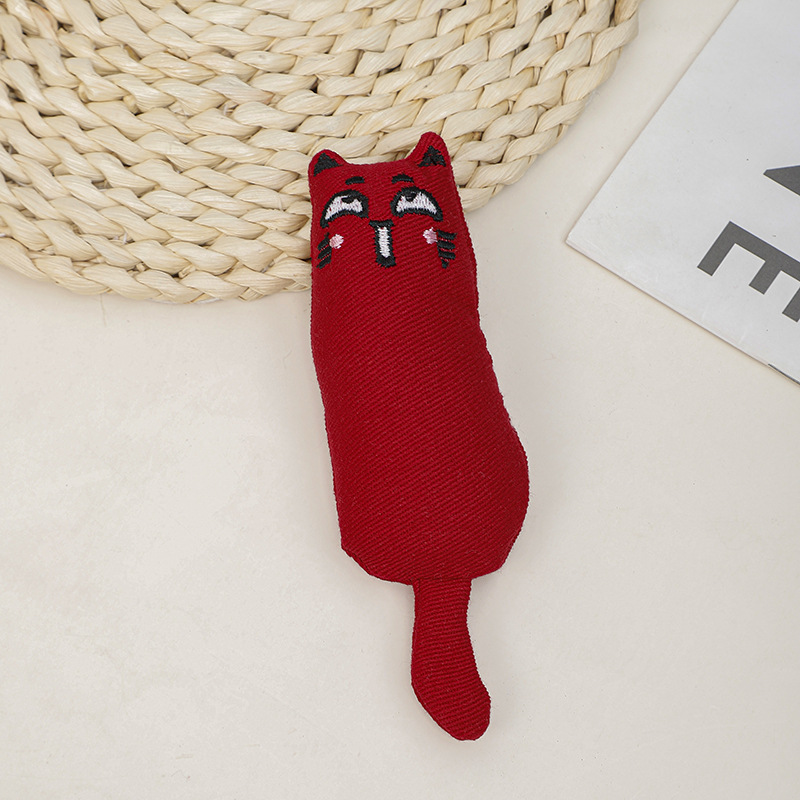 Thumb Pet Cat Plush Toy Chewing to Clean Teeth Soft Cute Catnip Mouse Cat Toy