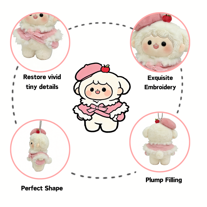 Personalized Corporate Gift Sets Custom Oc Plush Plush Toy Custom Design Plush Keychain Toy
