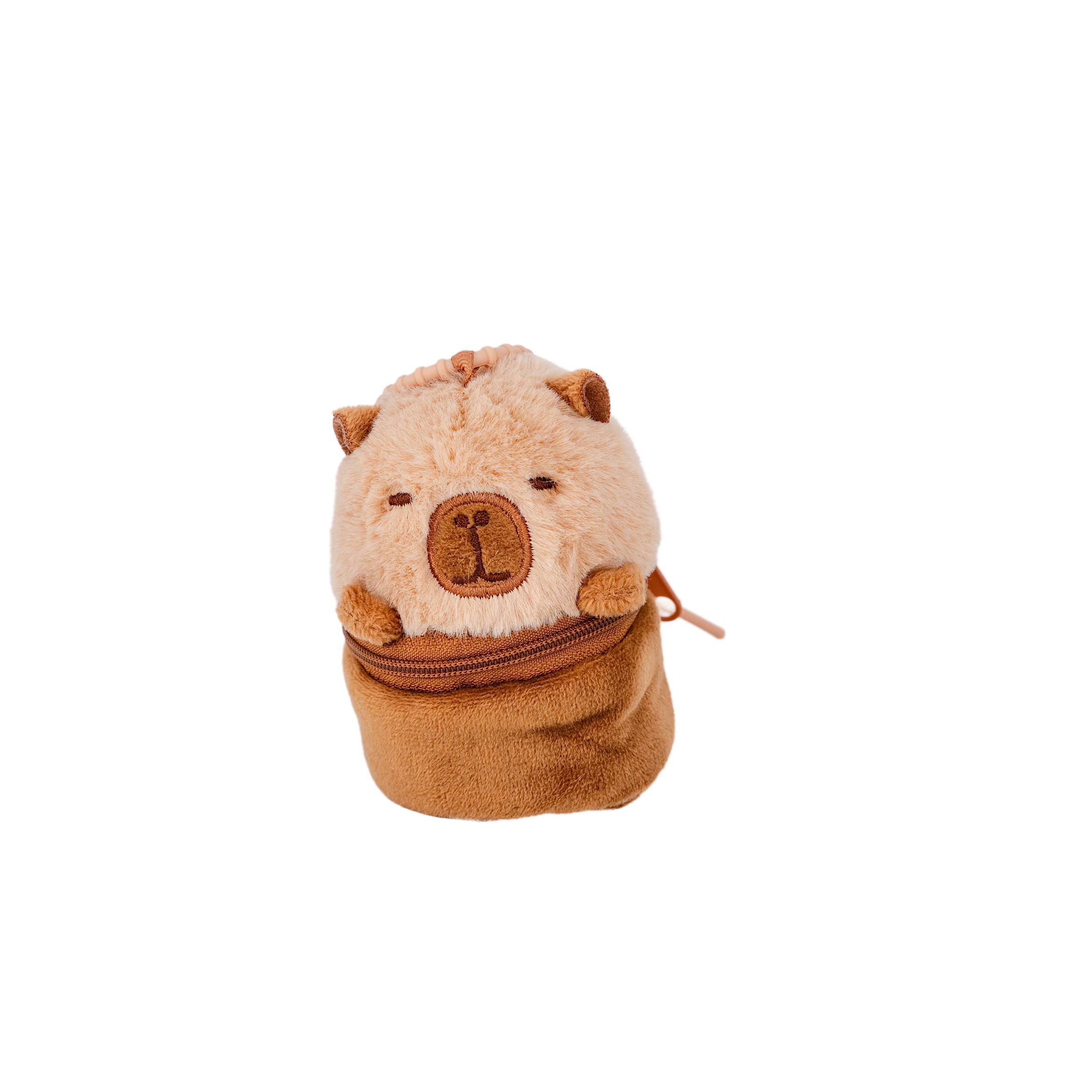 Wholesale Adorable Capybara Plush Keychain Cute Capybara Pendant Toy for Claw Machines Perfect for Bulk Orders