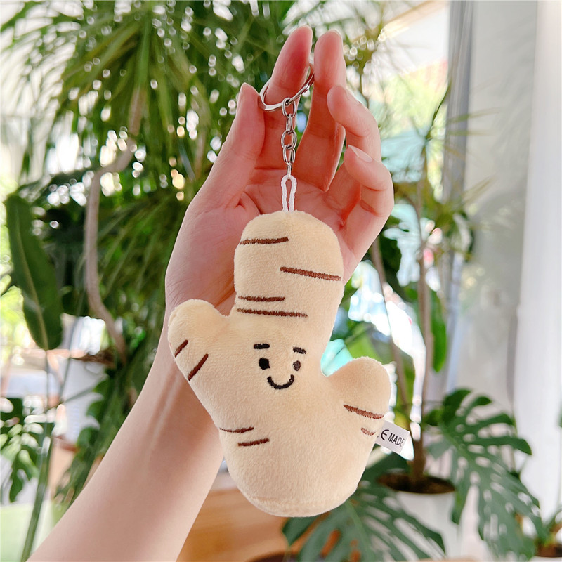 Vegetables shapes plush toy keychain pendant product view 8