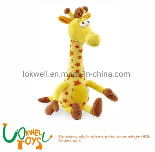 Promotional Gift Cute Giraffe Plush Toy Stuffed Cartoon Animal Giraffe Kids Toy