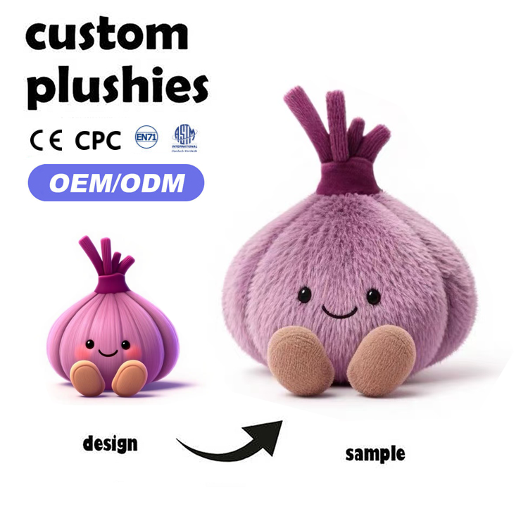 Cartoon Throw Pillow Plush Doll Christmas Fruit Food Onion Doll Cartoon Throw Pillow Plush Doll Custom