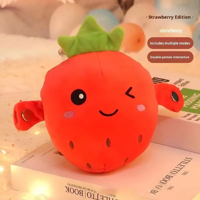 Wholesale Musical Induction Toy Beat Piano Fruit Electric Plush Toy for Girl
