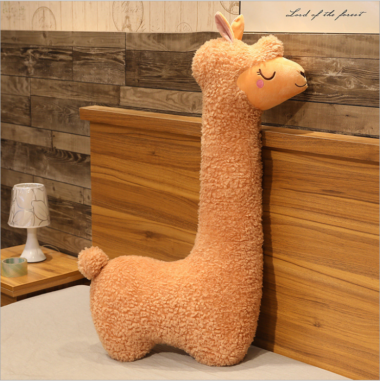 Big Size Cute Shape Animal Alpaca Stuffed Hold Pillow Custom Sheep Plush Toy Giant Alpaca Plush Toy