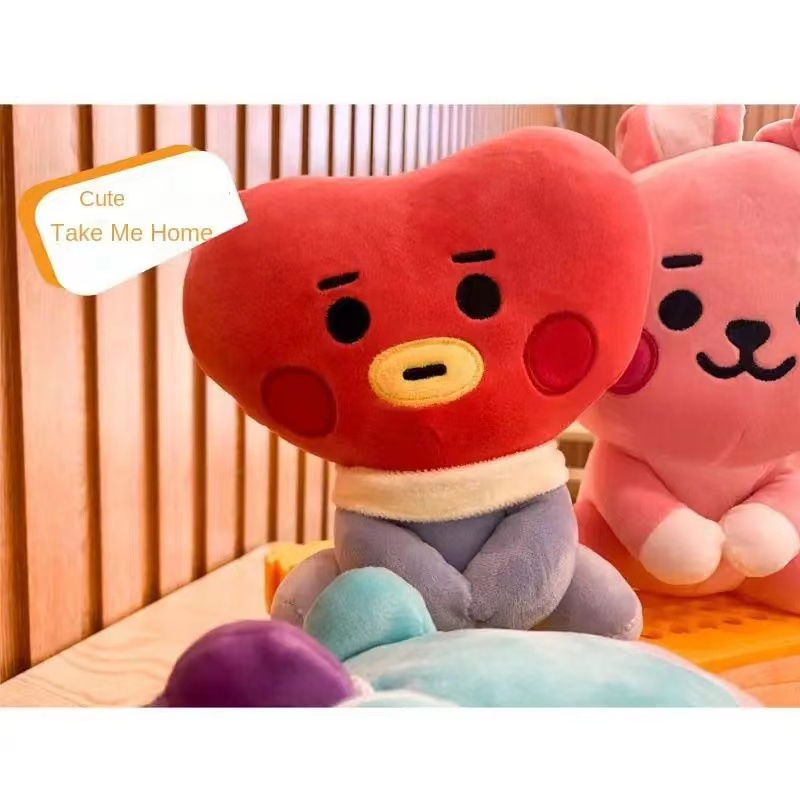 Bt21 Plush Toy Kawaii Kpop Plush Doll Stuffed Animals Plushie Doll Bangtan Boys Cute Cartoon Plush Keychain Children Gift Baby Toys