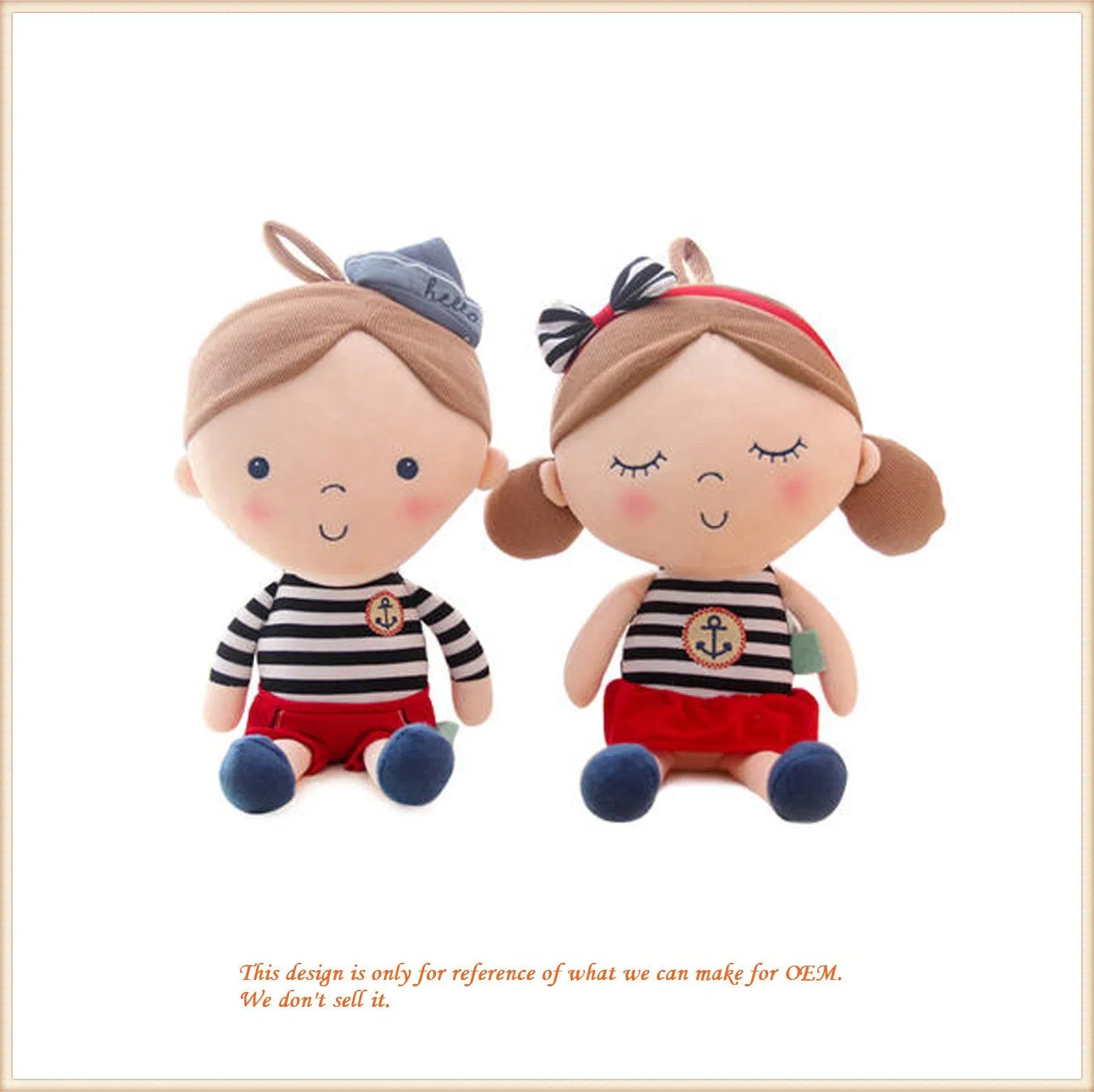 Cute Cotton Plush Soft Toys Companion Rabbit Doll Couple Toys