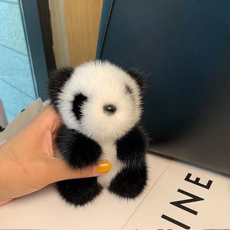 Panda Keychain Detail 2