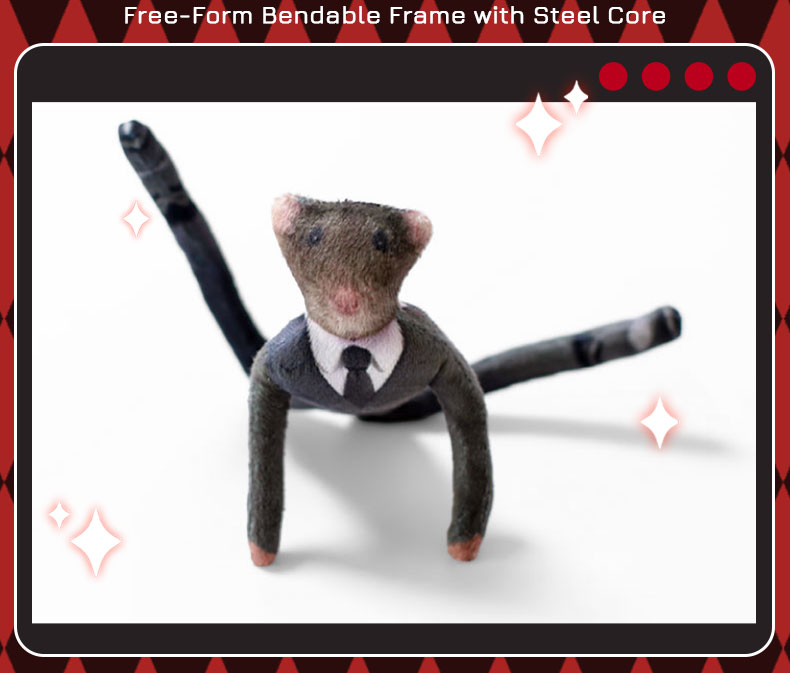 Anime Articulated Plush Doll 7