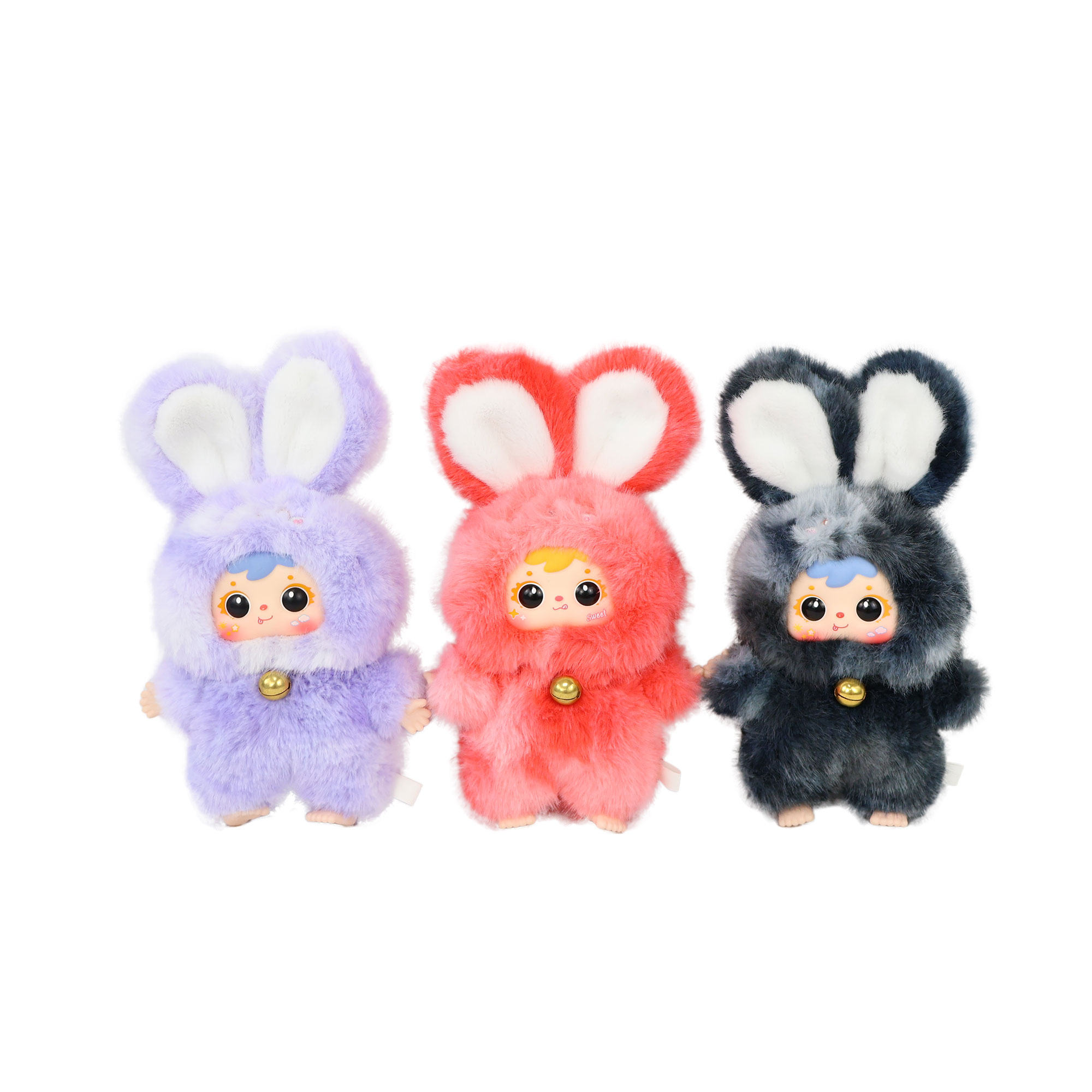 Wholesale OEM ODM Custom Cute Rabbit Animal Plush Doll Keychain Cotton Cloth Custom Plush Toy Keychain