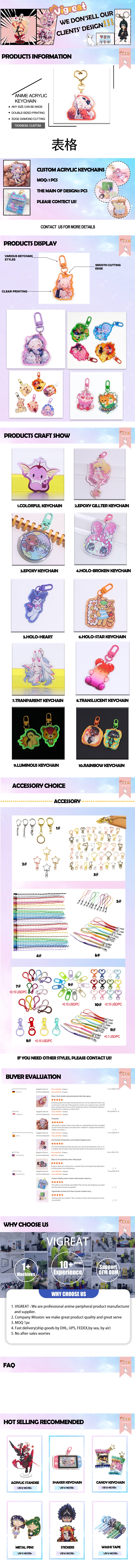 Acrylic Keychain Front