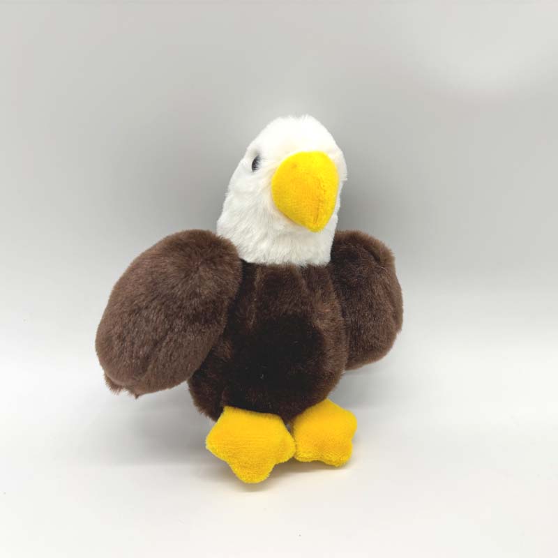 Eco-friendly Wild Birds Animals Plush Keychain Custom Eagle Stuffed Plush Toys Cartoon Birds Animal Plush Toy
