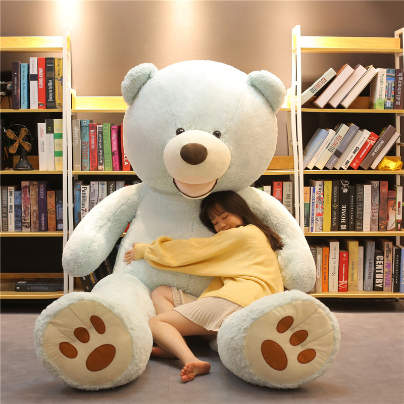 Giant Teddy Bear Plush Stuffed Animals Doll Large Big Light Brown Life Size Teddy Bear Plush Toys Valentine's Day Birthday Gift