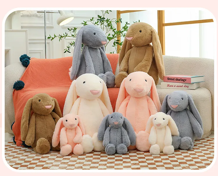 Wholesale Bunny Plush Stuffed Animal Toys Cute Stuffed Bunny Toys