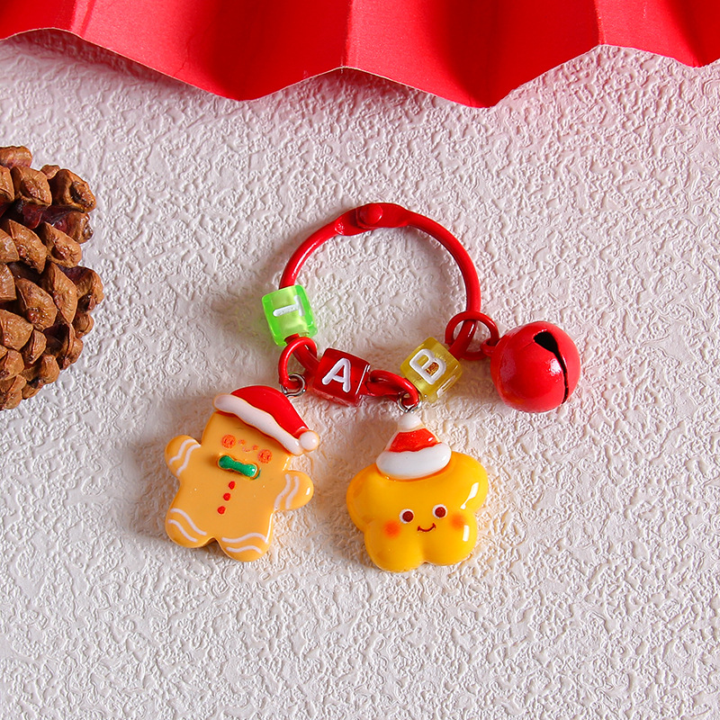 Vigreat New Product Christmas Anime Toys Wholesale Plush Gifts Decorations Wristlet Safety Acrylic Keychain