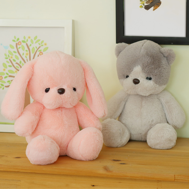 Cat, Elephant, Bear, Rabbit, Dinosaur Plush Toys, Stuffed Animals, Cute Dolls, Girls' Children's Birthday Gifts
