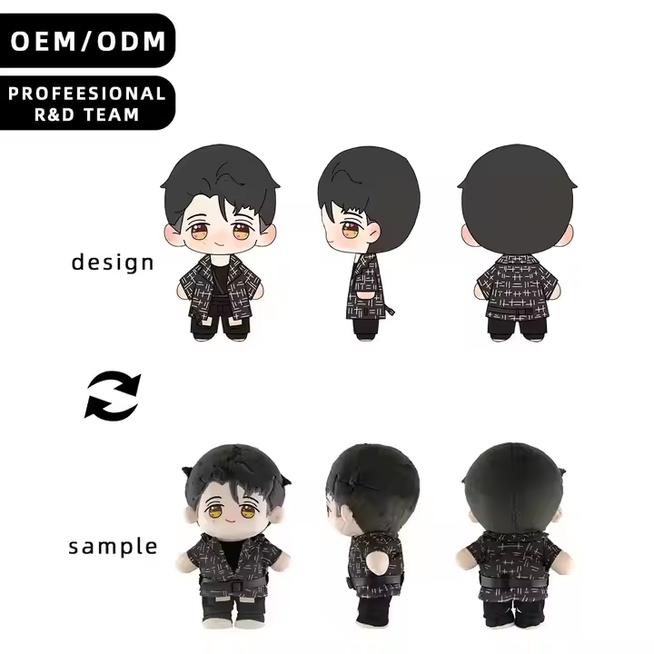 CE ASTM No MOQ Custom Plushie Manufacturer Custom Made 20cm Kopo Anime Dolls Custom Plush Figures Toy Doll