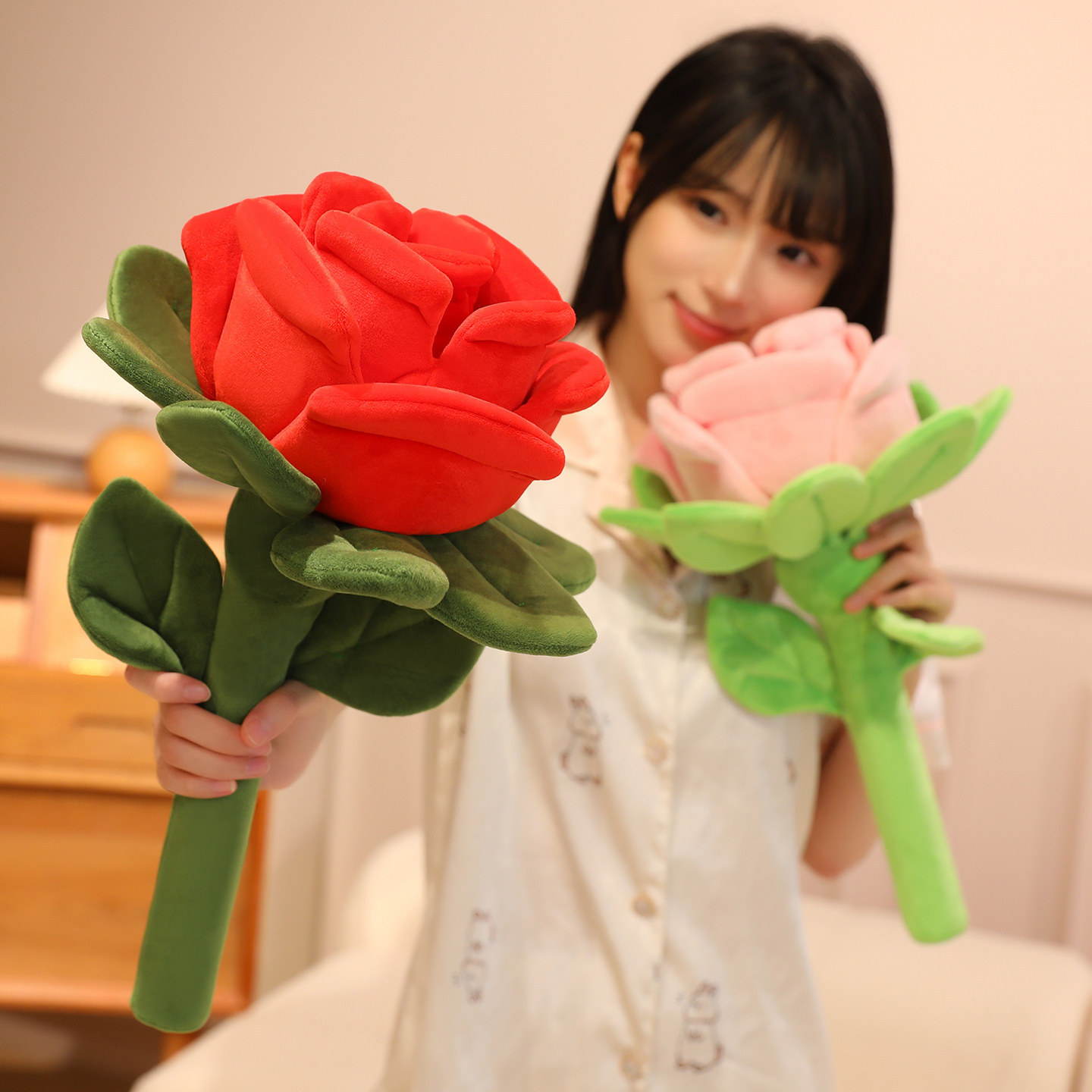 Rose Flower Plush Toy 5
