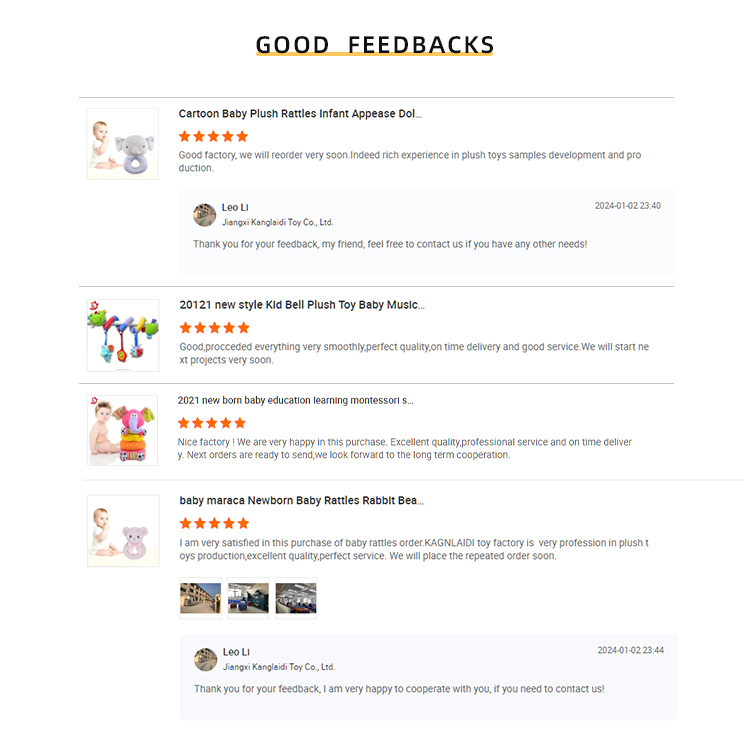 Customer positive reviews