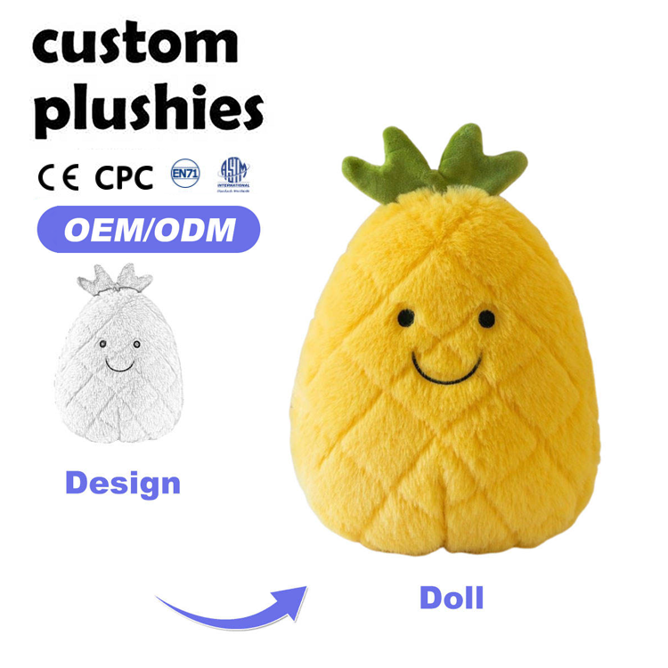 Cartoon Throw Pillow Plush Doll Christmas Fruit Food Onion Doll Cartoon Throw Pillow Plush Doll Custom