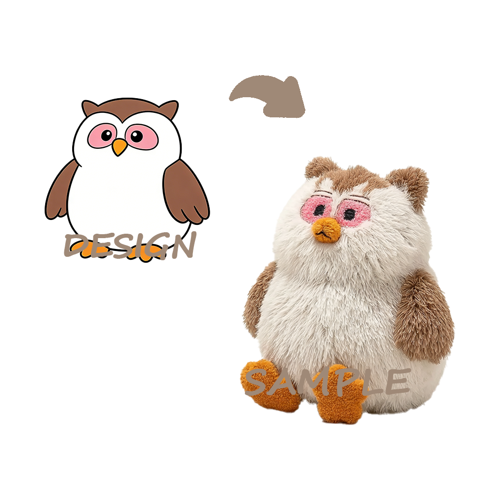 Make Your Own Design Plush Keychain Custom by Plush Toy Manufacturer with Free Modification