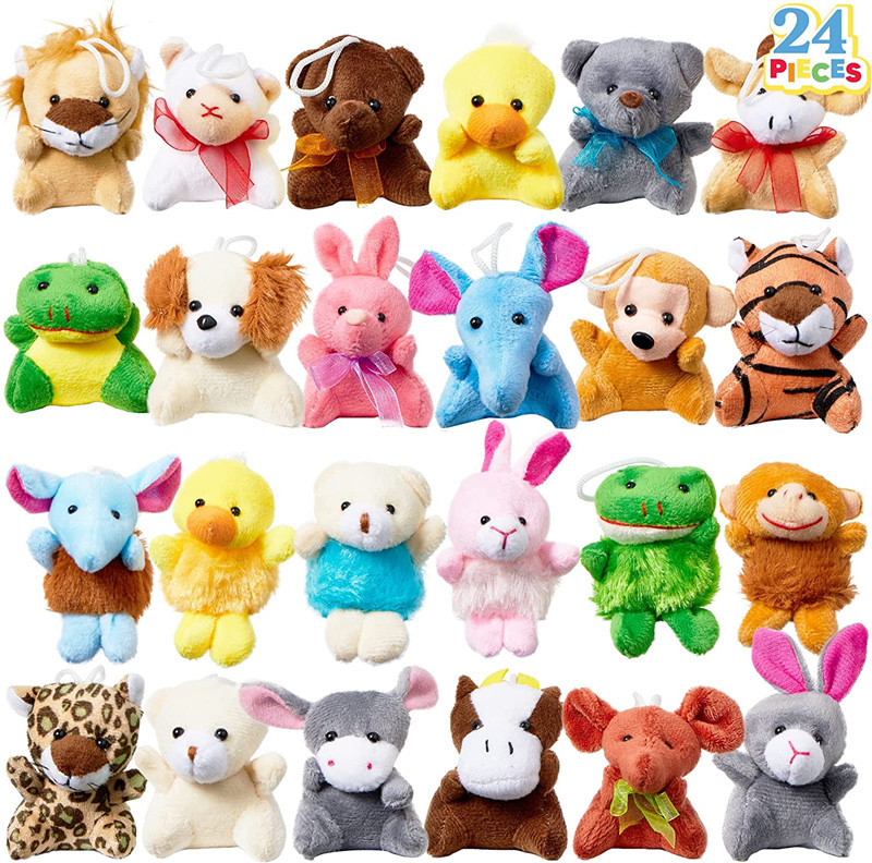 Factory Wholesale 3 4 6 8 12 Inch Custom logo Christmas Soft Stuffed Animal Gifts Plush Toy