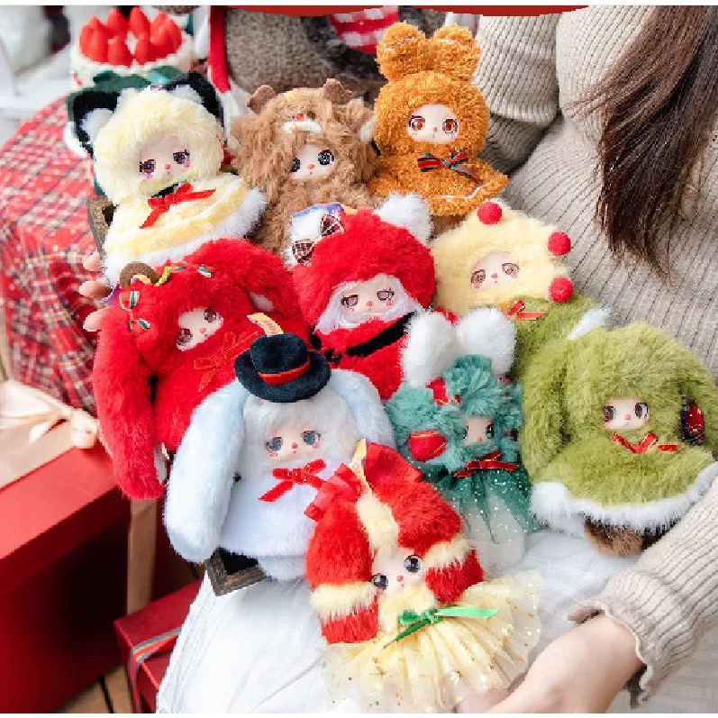 Official Liila Christmas Adventure Series Plush Blind Box Figurines Doll Keychain Birthday Gift Merchandise