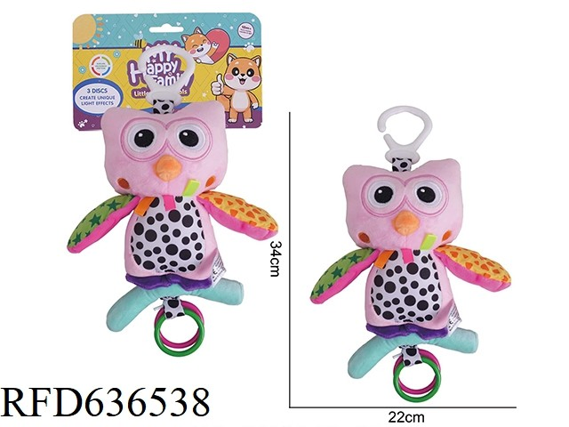 Hanging Rattle Plush Animal Musical Toys Newborn Baby Doll Toys