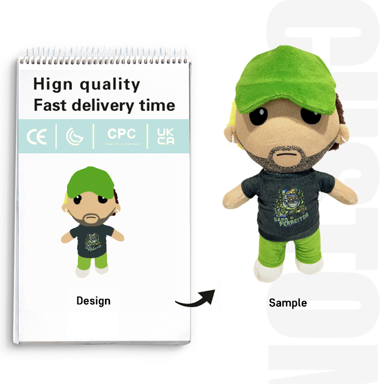 Wholesalers Cartoon Game Soft Toy Custom Animal Stuffed Toys Custom Doll Custom Plush Toy