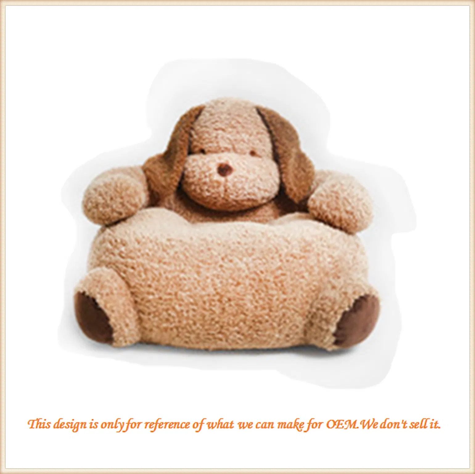 Customized Stuffed Plush Kids Seat Stuffed Toy Cartoon Animal Cute Lamb