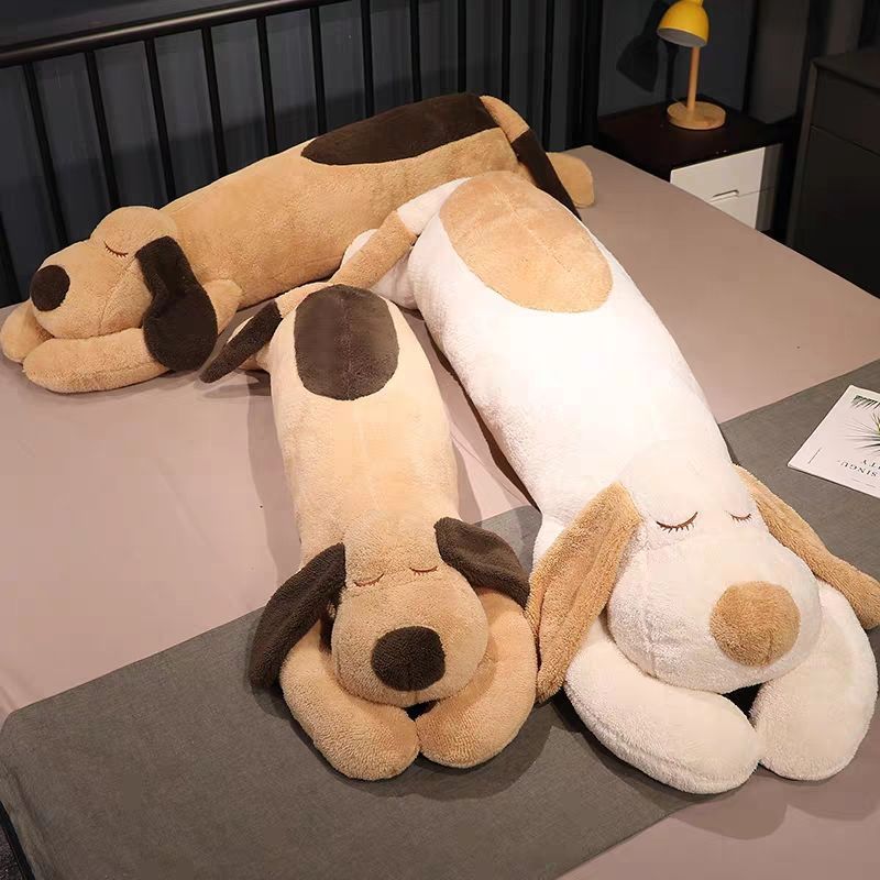 Wholesale Stuffed Big Dog Plush Pillow Huge Animal Large Size Long Dog Pillows Giant Size Toy