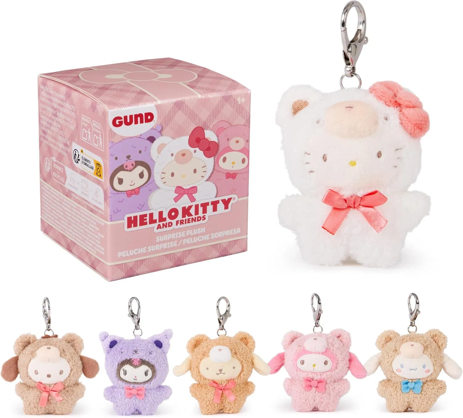 Hello Kitty Plush Blind Box Toy Kawaii Collectible Dolls Surprise Gift Cartoon Character ODM Bulk Factory Supply