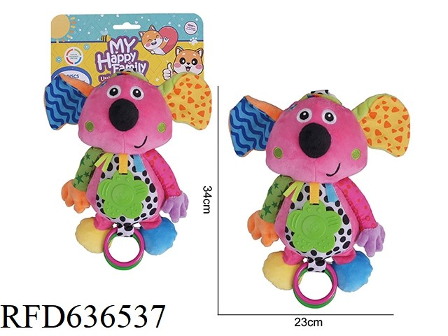 Hanging Rattle Plush Animal Musical Toys Newborn Baby Doll Toys