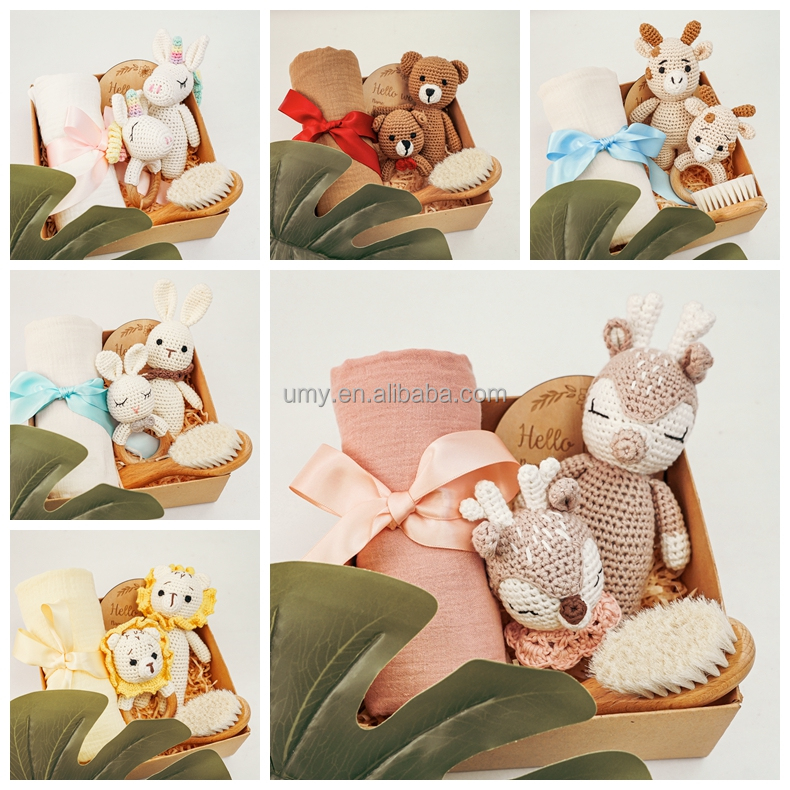 Baby Crochet Stuffed Animal Cotton Crochet Dolls Hand Made Small Amigurumi Animals Crochet Plushies Toy Doll Start Order