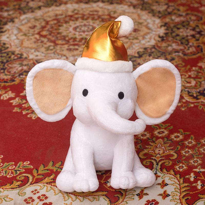 Wholesale Stuffed Animal Little Elephant Plush Toy Kids Birthday Gift Cute Big Ears Christmas Elephant Plush Doll
