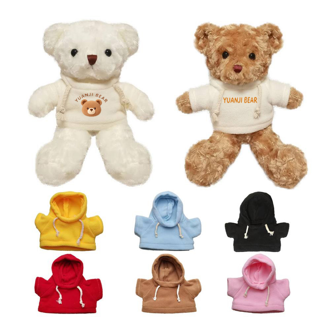 Custom Logo Teddy Bear Stuffed Animal Cute Plush Doll Soft Toy Gift For Birthday Christmas Children's Day Thanksgiving Day