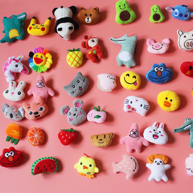 Factory 5cm Mini Plush Toy Doll Claw Machine Plush Stuffed Animal Toys With Keychains