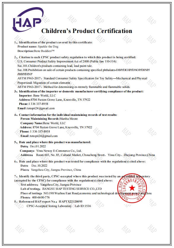 Certification 1