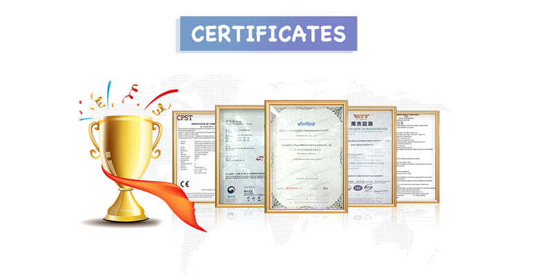 Certifications Sheet
